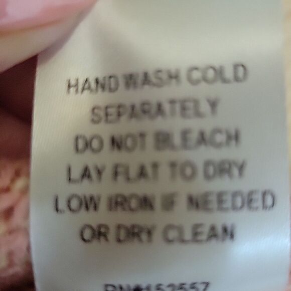 BAILEY ROSE Pink and Peach Oversized Sweater Size Small - Picture 7 of 7